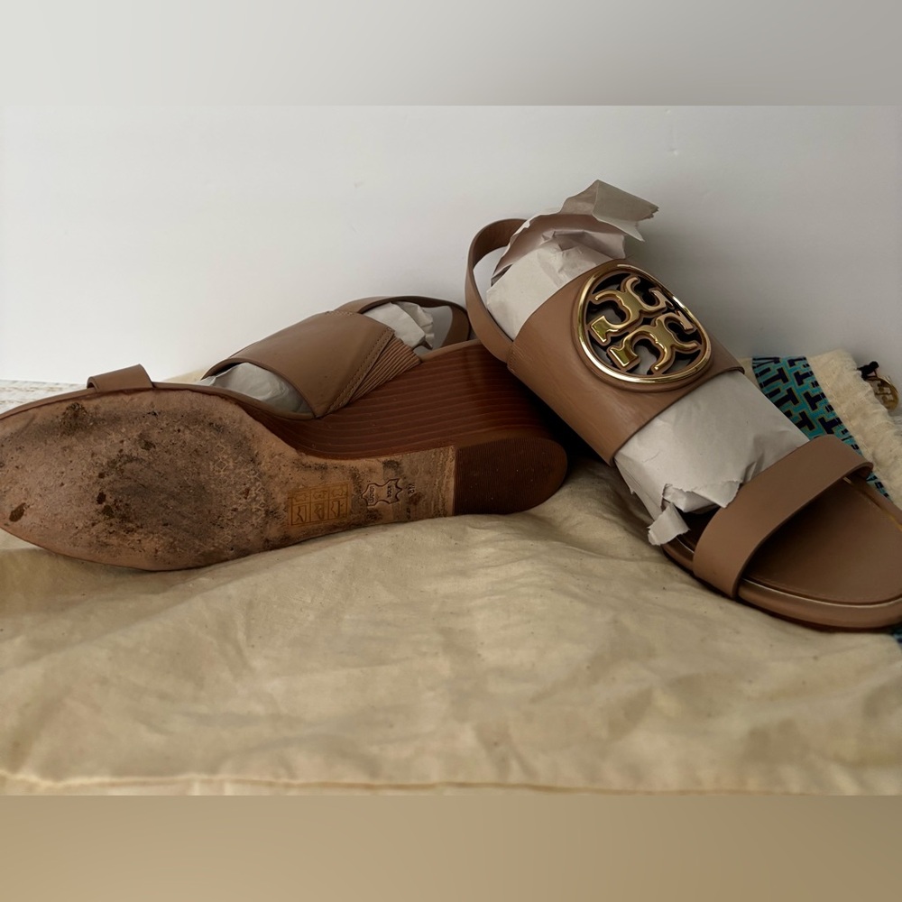 Tory Burch Women's Tan Wedges